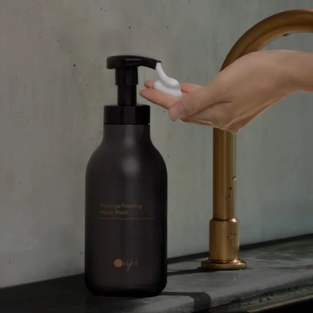 【O’right 歐萊德】辣木淨化洗手慕絲450ml(米其林二星餐廳選用 洗手慕斯 洗手泡泡)