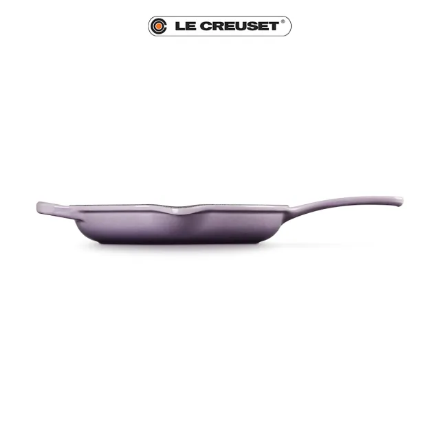 【Le Creuset】琺瑯鑄鐵單柄單耳圓煎盤 23cm(藍鈴紫)
