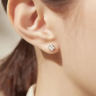 【vacanza】不對稱花花滴釉 316L醫療鋼飾品 純鋼養耳棒(抗過敏 交換禮物)