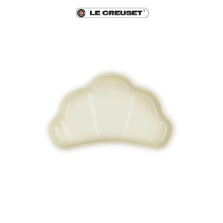 【Le Creuset】瓷器牛角麵包盤(沙丘白)