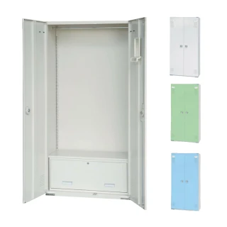 【大富】HDF新型多用途置物公文櫃 2片鋼製門板 W900xD450xH1802mm/個 HDF-SC-005