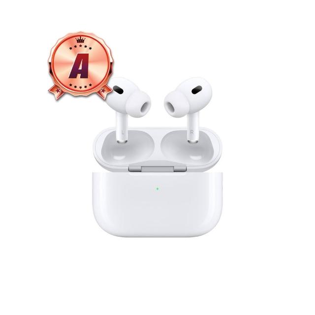 Apple AirPods Pro 2 無線入耳式耳機，採用先進藍芽連線，提供優異音質與主動降噪功能。支援防潑水設計，適合運動使用，內建麥克風與 iOS 線控相容。白色系外觀輕盈僅 55g，包含 USB-C 充電盒、四種尺寸矽膠耳塞套 (XS、S、M、L)、USB-C 連線線及說明檔案。適用 iOS 系統，產地中國，一年保固，NCC 認證碼 CCAI23LP0840T7。
