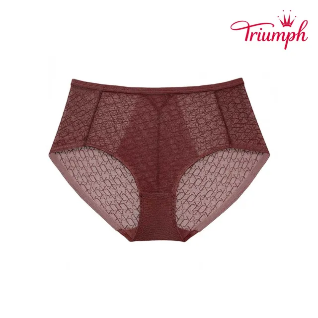 【Triumph 黛安芬】Signature Sheer 透感經典系列 中腰平口內褲 M-EL(可可棕)