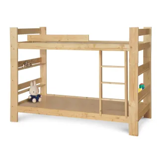 【顛覆設計】松木3.5尺雙層床(床架 單人床 上下舖)