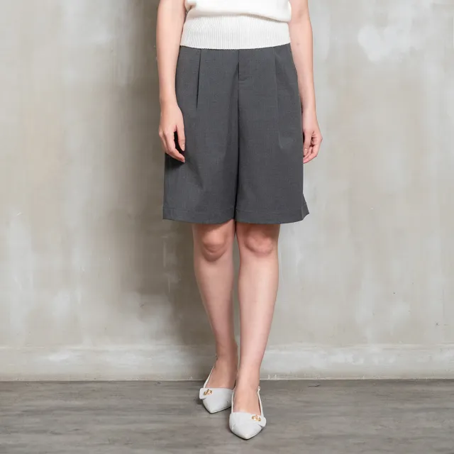 【perng yuh 芃諭名品】時尚概念 打褶 西裝 五分及膝褲(2025 AW Collection｜4C秋冬新品上市)