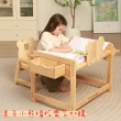 【HABABY環安家居】小熊成長書桌椅組合(學齡前書桌椅 成長型書桌 學習書桌)