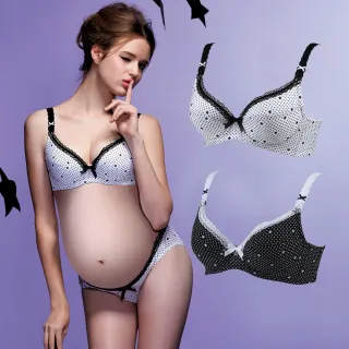 【Gennies 奇妮】哺乳內衣 天使星記憶釋壓軟鋼圈內衣 歐歐咪妮(共2色)