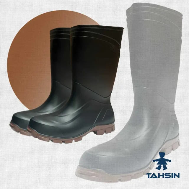 【達新牌】MIT新岳鞋(｜高筒雨鞋｜內襯抗菌除臭｜口碑老品牌｜台製現貨)