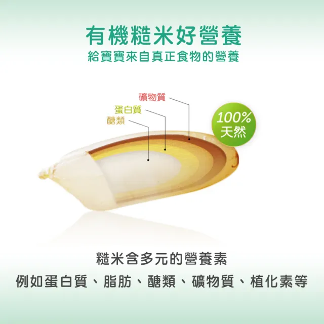 【QUAKER 桂格】有機米精300gx3罐
