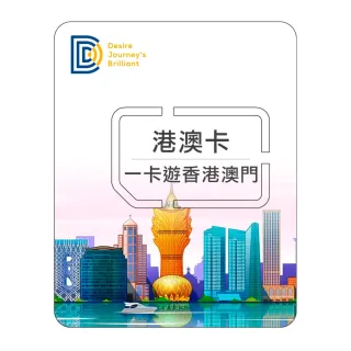【DJB SIM】港澳卡-香港澳門網卡 4天 吃到飽不降速