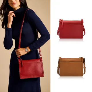 【FOSSIL 官方旗艦館】Taryn 真皮斜背方包 雙12限定(兩色可選)