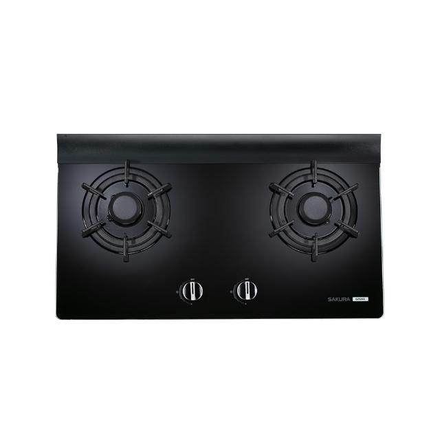 【SAKURA 櫻花】二口高效玻璃檯面爐(G-2826G NG1/LPG 含基本安裝)