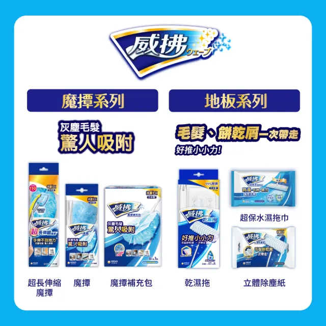 【威拂】魔撢補充包1入組(粉色 4片x3包/組)