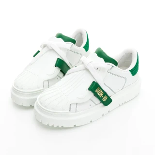 【Dior 迪奧】Dior-ID 撞色 燙金 logo 小白鞋/休閒鞋(37碼)