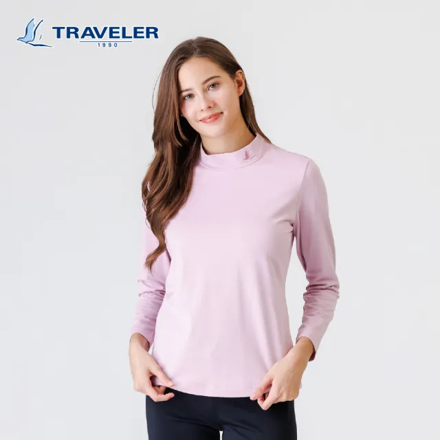 【TRAVELER 旅行者】女款消臭吸排保暖心寧衣|ZZ0TA838(吸濕排汗/消臭/心寧衣/上衣)