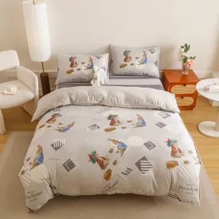 【PETER RABBIT】比得兔與V&A博物館 床包兩用被組-任選(單人/雙人/加大 均一價/正版授權)