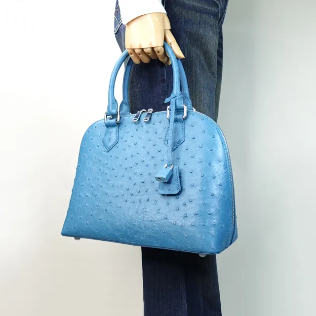 【M2nd】珍稀鴕鳥皮大貝殼手提斜背包(T9369A)