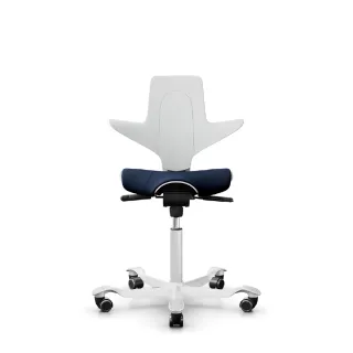 【FLOKK】HAG Capisco Puls 白色 人體工學椅 布面 騎馬椅 辦公椅 工作椅 職人椅