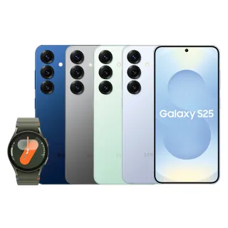 Watch7 40mm組【Samsung 三星】Galaxy S25 5G 6.2吋(12G/512G/高通驍龍8 Elite/5000萬鏡頭畫素/AI手機)