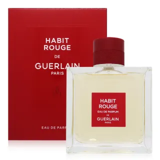 【Guerlain 嬌蘭】Habit Rouge 滿堂紅 紅衣騎士男性淡香精 EDP 100ml(新版)