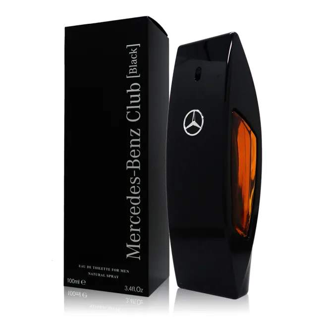 【Mercedes-Benz 賓士】Club Black 黑色浪潮淡香水 EDT 100ml
