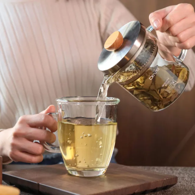 【Driver】冷熱兩用泡茶壺-400ml(茶具 茶器 熱茶壺 沏茶壺 冷水壺 冷泡茶 耐熱玻璃壺)