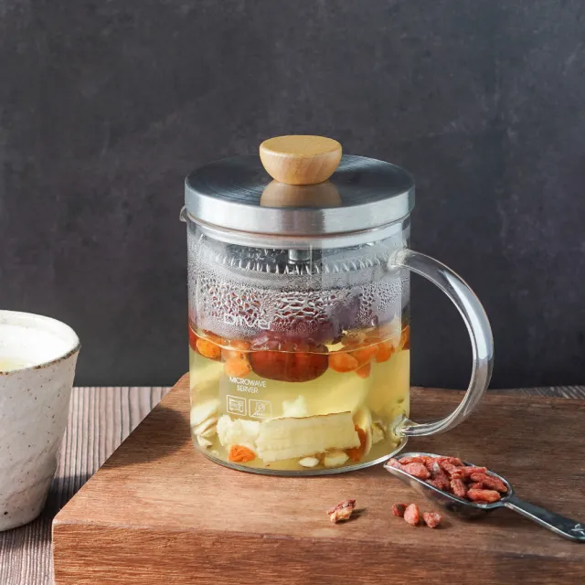 【Driver】冷熱兩用泡茶壺-400ml(茶具 茶器 熱茶壺 沏茶壺 冷水壺 冷泡茶 耐熱玻璃壺)