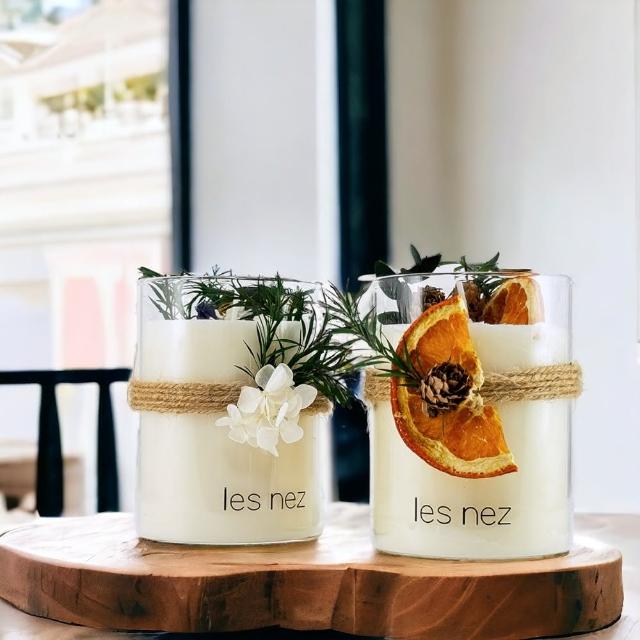 【Les nez 香鼻子】璀璨花語 永生花香氛蠟燭禮盒(大豆蠟/送禮/禮盒)