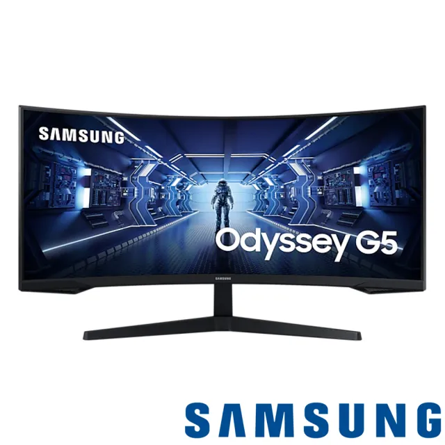 【SAMSUNG 三星】C34G55TWWC Odyssey G5 34型 VA 2K 165Hz 曲面電競螢幕(1000R/FreeSync/HDR)