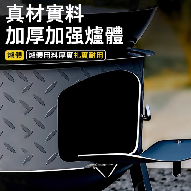 【XINGMU 興沐】家用柴火灶移動大鍋台戶外野營灶具(移動方便/穩固安全/節能省柴)