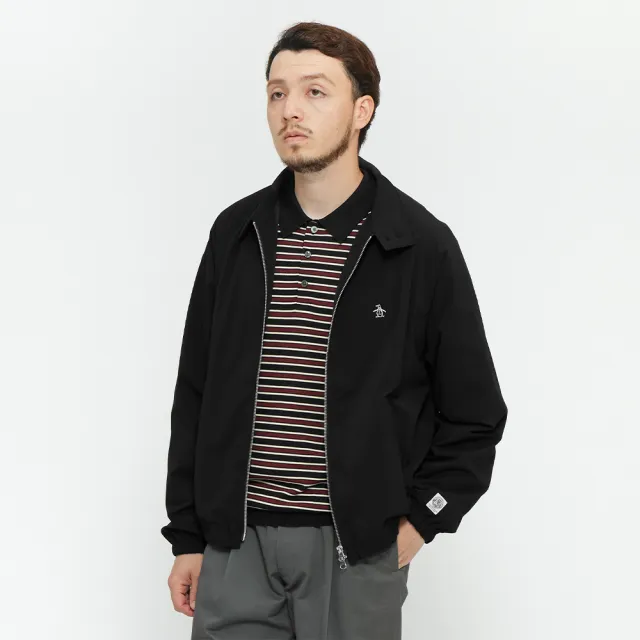 【Munsingwear】企鵝牌 網路獨家 男款黑色 復古現代機能夾克外套 MGWP6605