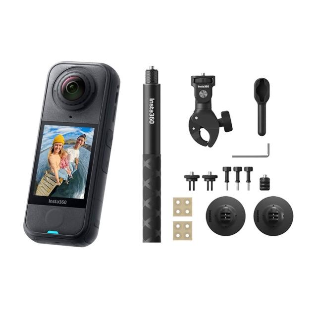 【Insta360】X4 Air 360°口袋全景防抖相機 標準版 摩托車飆風套組(東城代理商公司貨)