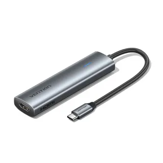 【VENTION】Type-C 5合1 多功能集線器(PD100W供電 HDMI高清)
