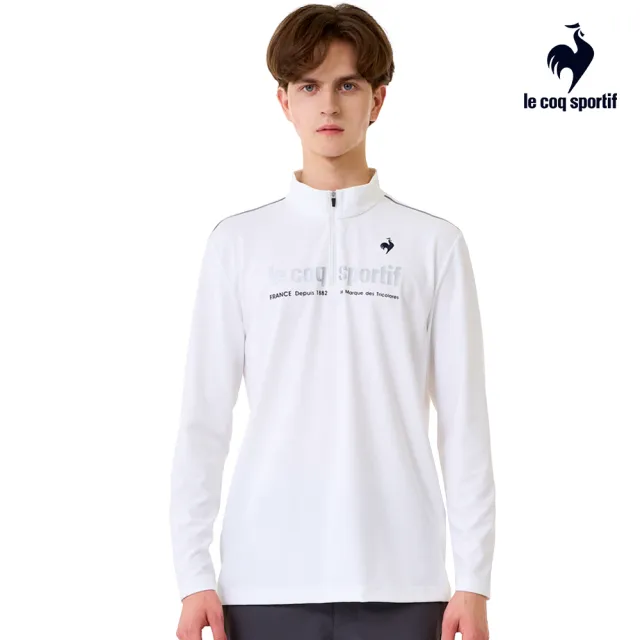 【LE COQ SPORTIF 公雞】長袖立領衫 男款-3色-LWW21043