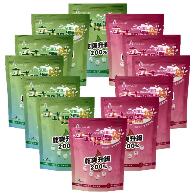 Aroma Air 立式除濕袋 晨光茶韻/美荔盛夏(2入/組-12組/箱-箱購)