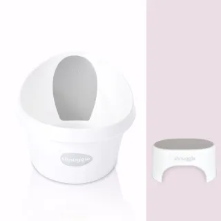 【Shnuggle】月亮澡盆MAX+多用途增高凳(優惠組合)