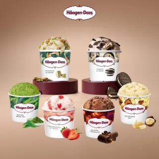 【哈根達斯_官方直營】外帶冰淇淋迷你杯券12入(提貨券無使用期限 即買即可用)