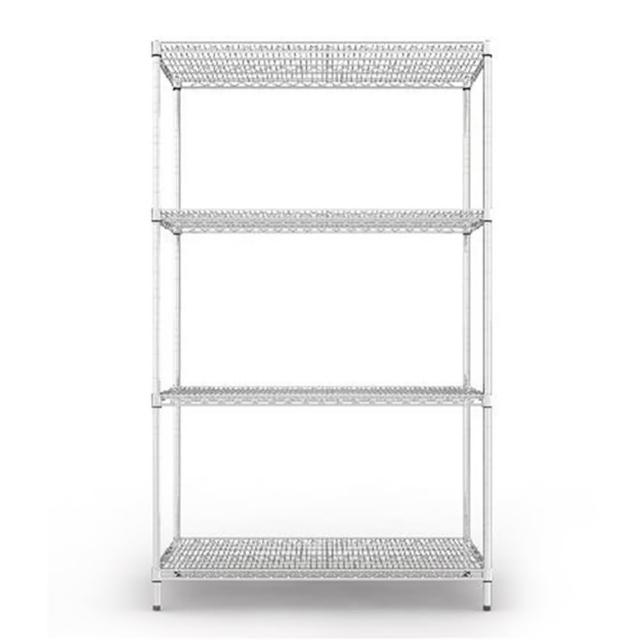 【dayneeds 日需百備】荷重型 150x45x240公分 電鍍（鎖管）四層架(鐵力士架/收納層架/展示架/層架/鐵架)