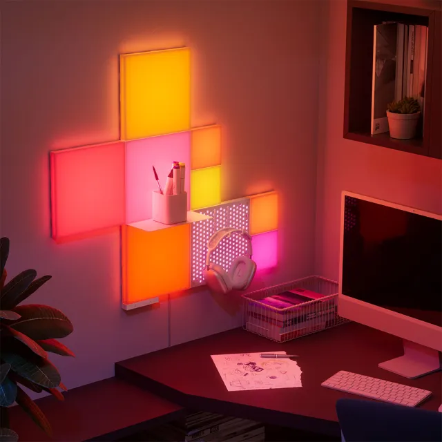 【nanoleaf】配件-小方塊燈4入組(RGB LED 觸控 音樂 氣氛燈 LED燈 像素燈)