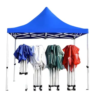 JinJiu津久 遮陽傘 遮雨棚 加固標準款2*2米 廣告帳篷 戶外防雨防曬遮陽棚(擺攤帳篷 折疊四腳傘)