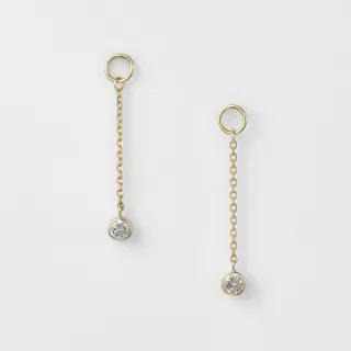 【agete】10K單鑽耳墜