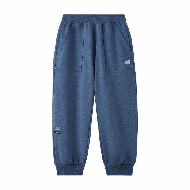 【NEW BALANCE】NB 童裝長褲_4LF3212WDBL_男童/女童_藍色