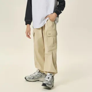 【NEW BALANCE】NB 童裝長褲_7TF3407WBEI_男童/女童_卡其色