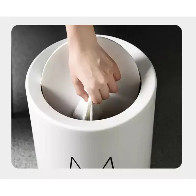 【Noname】北歐風 垃圾桶 12L 雙層垃圾桶 輕奢垃圾桶(精美外觀 輕奢 簡約 顏值沒話說)