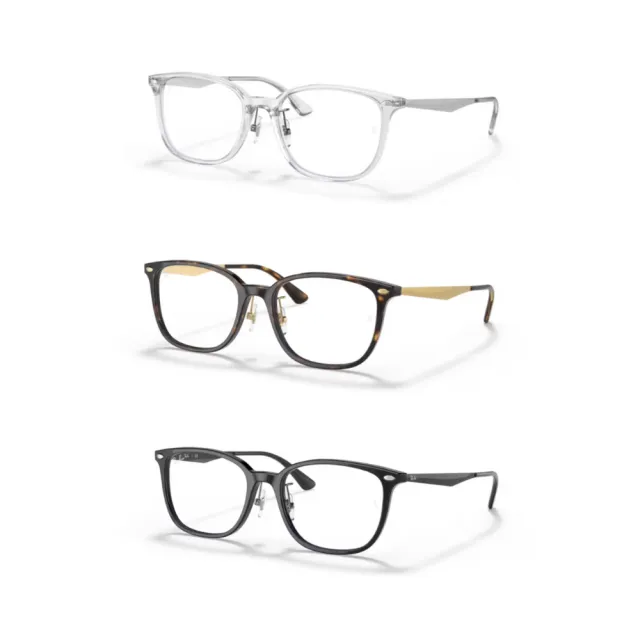 【RayBan 雷朋】光學膠框眼鏡熱門款組合(亞洲版鼻墊 多款任選)