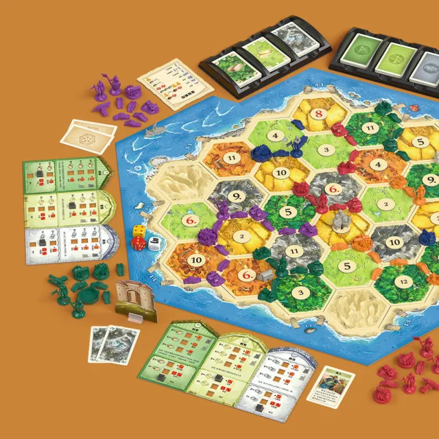 【新天鵝堡桌遊】卡坦島騎士5-6人擴充 Catan Cities & Knights 5/6 Expansion(玩家跑團讚)