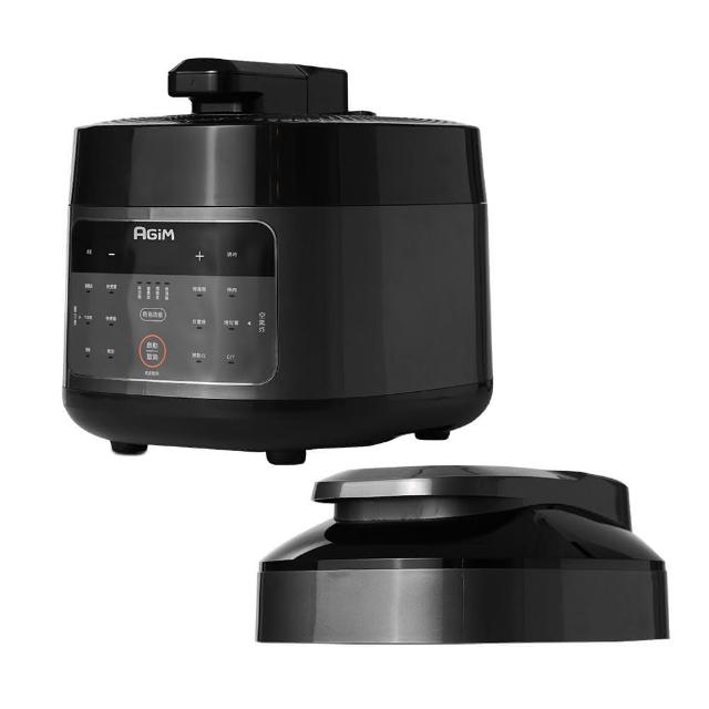 【AGiM 阿基姆】雙蓋萬用電子鍋/壓炸鍋(EP-680L 高壓烹煮x健康氣炸)