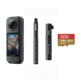 【Insta360】X5 8K全景運動相機 標準版 子彈時間套裝組(原廠公司貨)