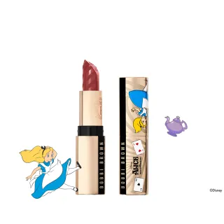 【Bobbi Brown 芭比波朗】金緻緞光唇膏-愛麗絲夢遊仙境版 3.5g #玫瑰紅
