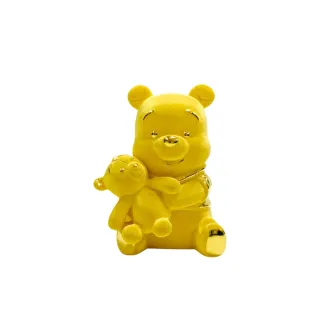 【周大福】小熊維尼系列 小熊維尼與熊寶寶黃金擺件